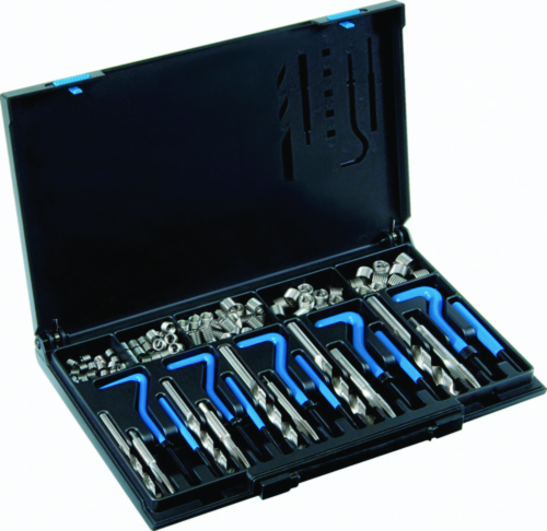 Kit multidimensional de reparare filete în inch Oțel inoxidabil A2 UNC 1/4-1/2