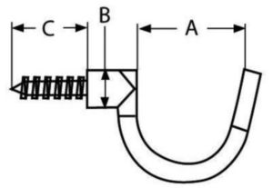 Proteção de fecho Aço inoxidável (Inox) A2 26MM